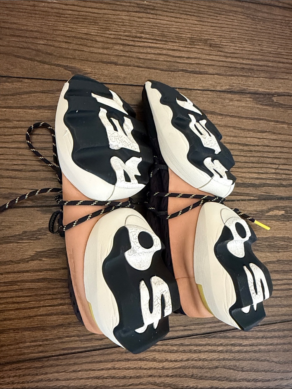 Sorel Women's Black and Rose Gold Sneakers - Picture 7 of 9